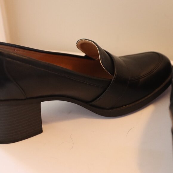 Wonderly Leah Black Loafers Size 9 Man Made Office Casual - Picture 5 of 12